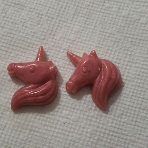 Unicorn resin Earrings/Necklace!